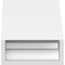 Ekena Millwork 5"W x 6"D x 6"H Standard Aspen Architectural Grade PVC Knee Brace BRCP05X06X06ASP - alternate 3